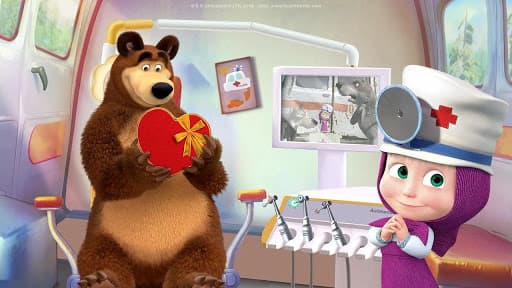 Masha and the Bear: Dentist screenshot 16 - screenshot