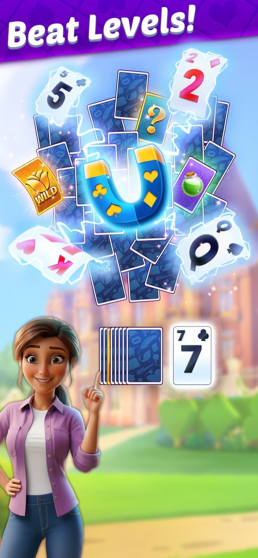 Solitaire Story: Ava's Manor screenshot 3 - screenshot