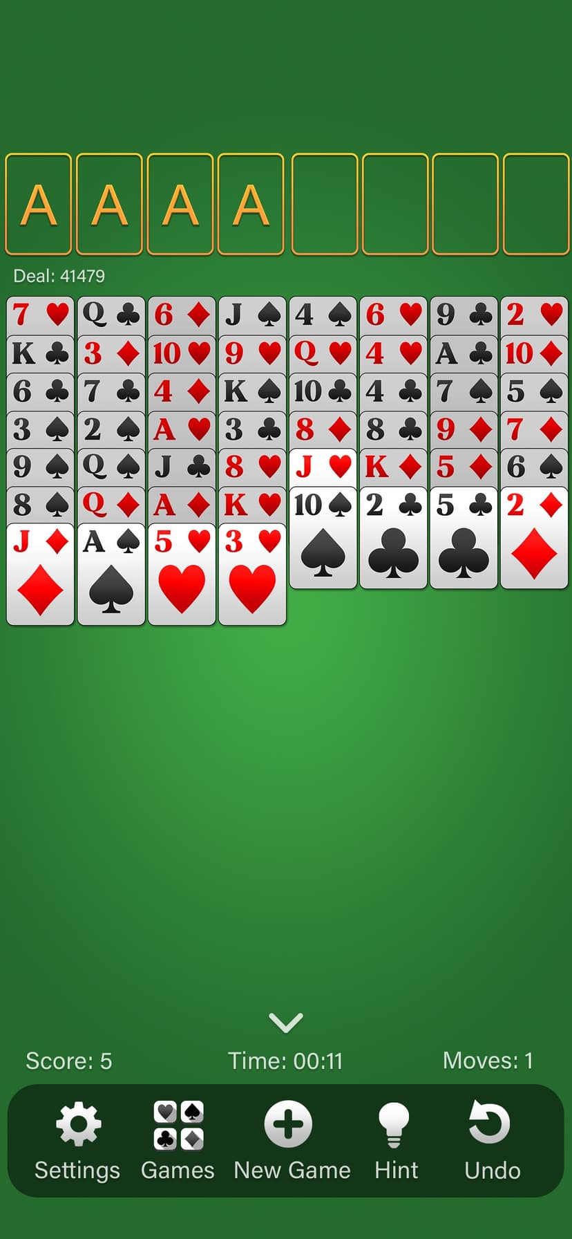 FreeCell Solitaire (Classic) screenshot 4 - screenshot