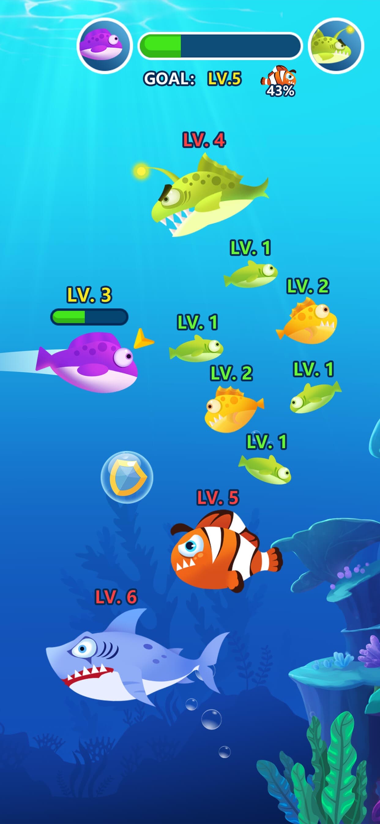 Ocean Fish Evolution screenshot 5 - screenshot