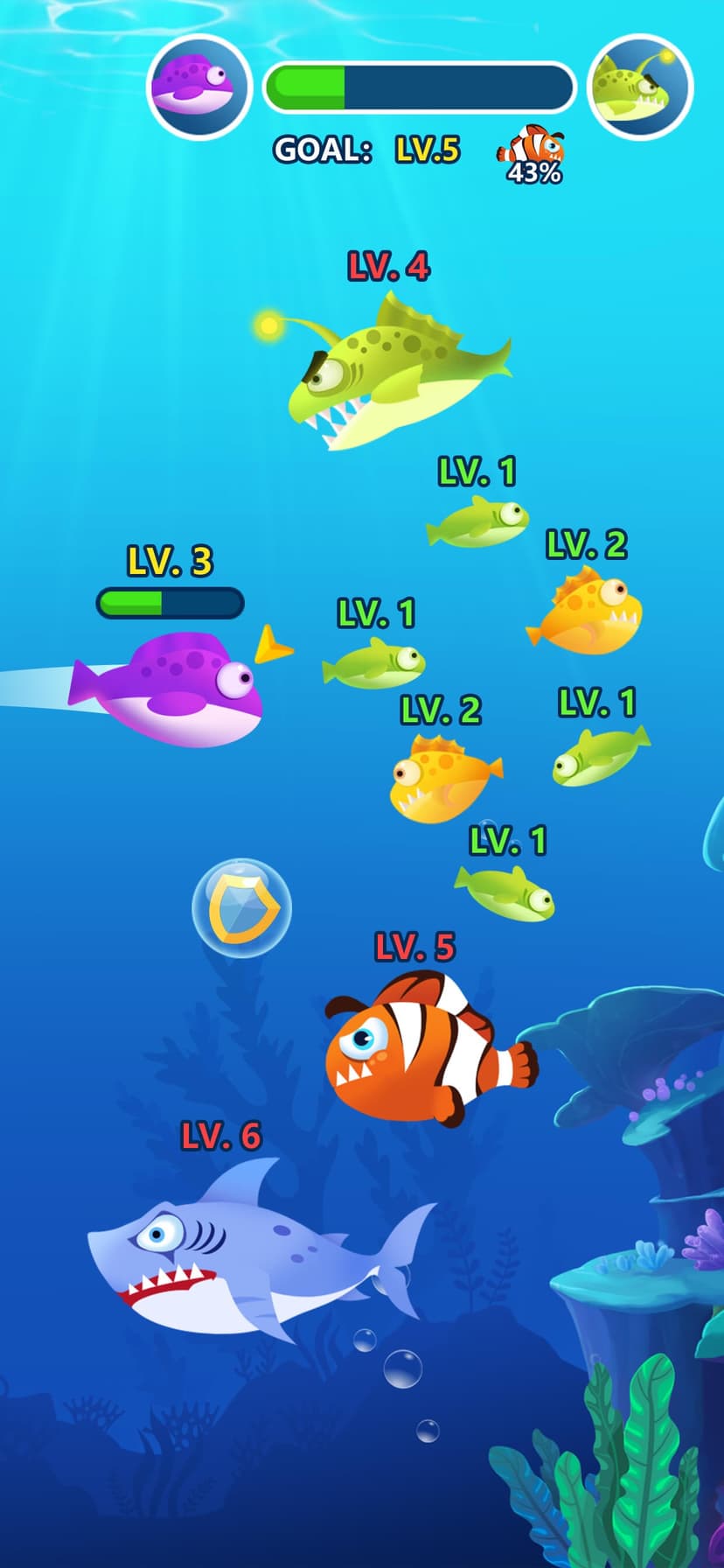 Ocean Fish Evolution screenshot 5 - screenshot