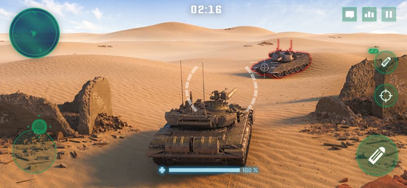 War Machines：Battle Tank Games screenshot 2 - screenshot