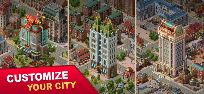 Steam City: Town building Sim screenshot 1 - screenshot