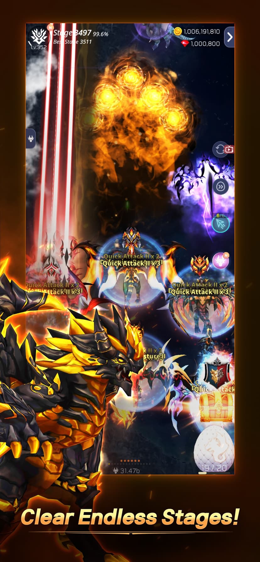 DragonSky : Idle & Merge screenshot 1 - screenshot