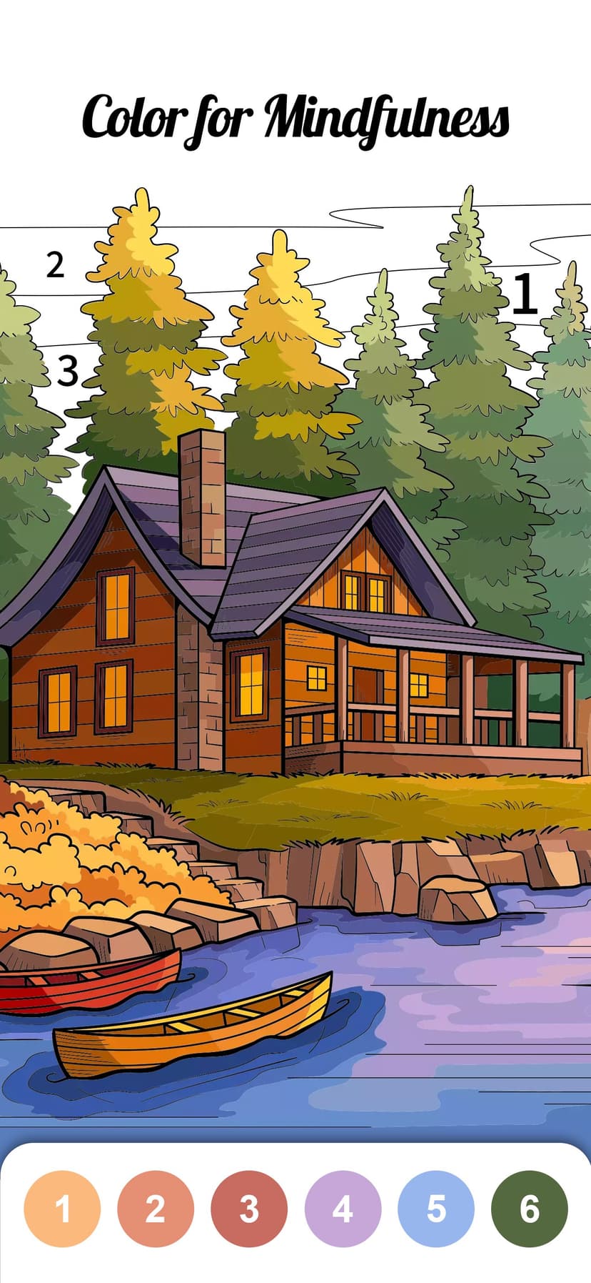 Calm Color-Color By Number screenshot 4 - screenshot