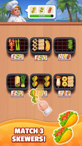 Grill Match - Food Sort Puzzle screenshot 2 - screenshot