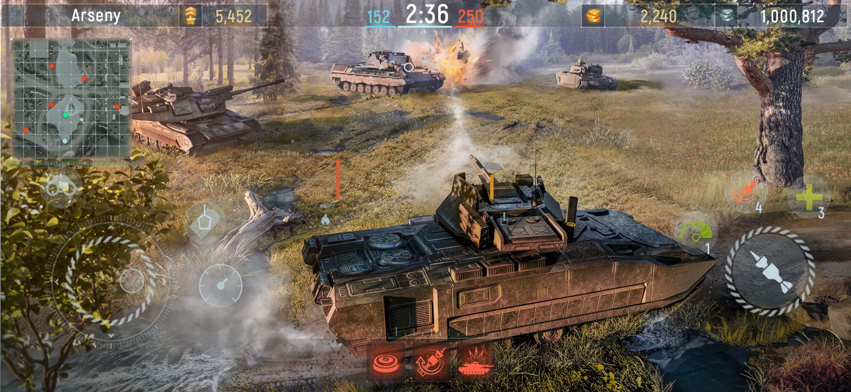 Modern Tanks: Military Battle screenshot 1 - screenshot
