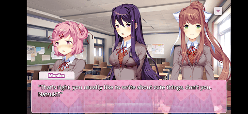 Doki Doki Literature Club! screenshot 1 - screenshot