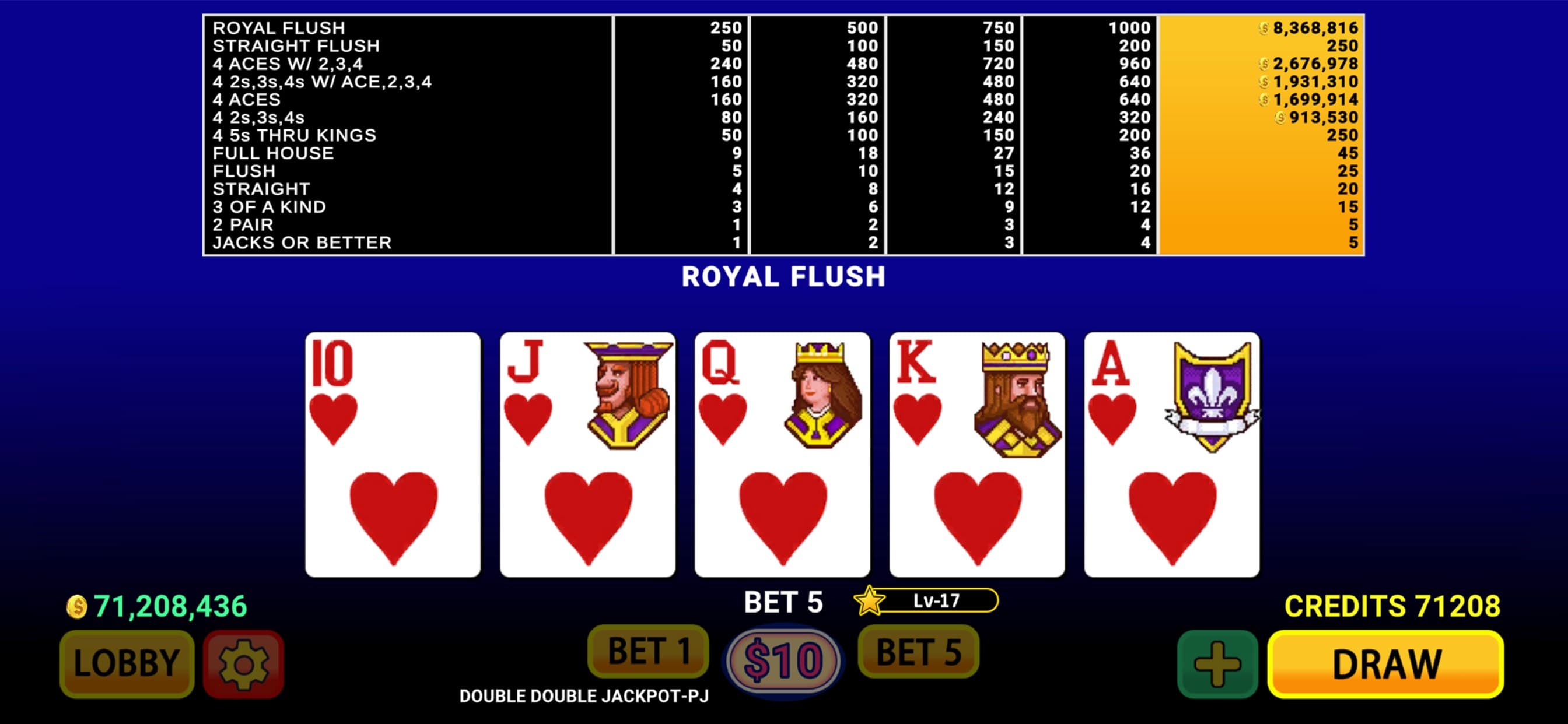 Jackpot Video Poker Casino screenshot 2 - screenshot