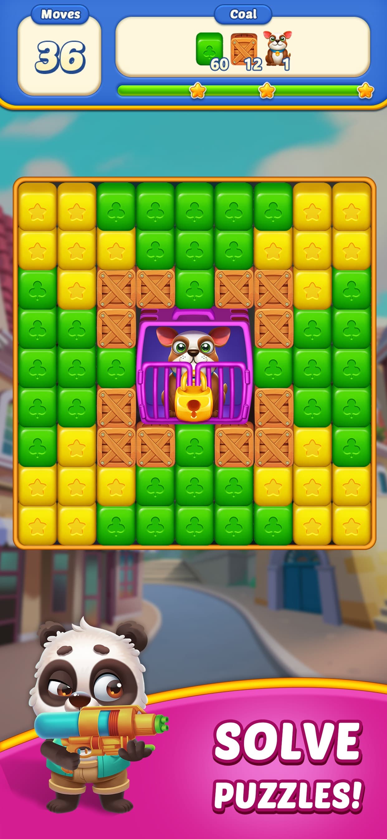 Cube Blast Match 3: Toon & Toy screenshot 2 - screenshot