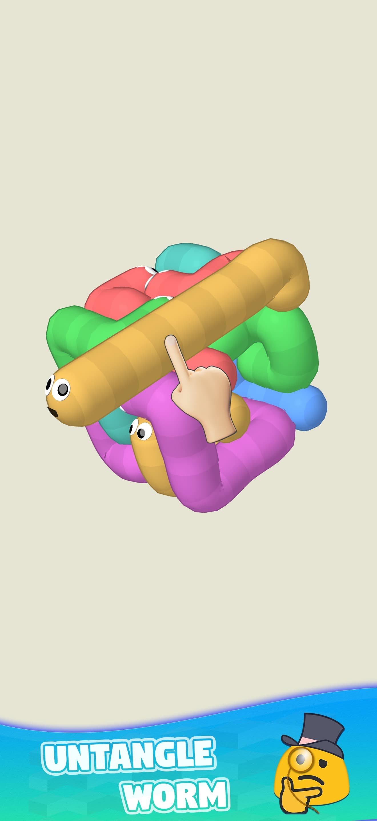 Worm Stack: Tap Away 3D screenshot 1 - screenshot