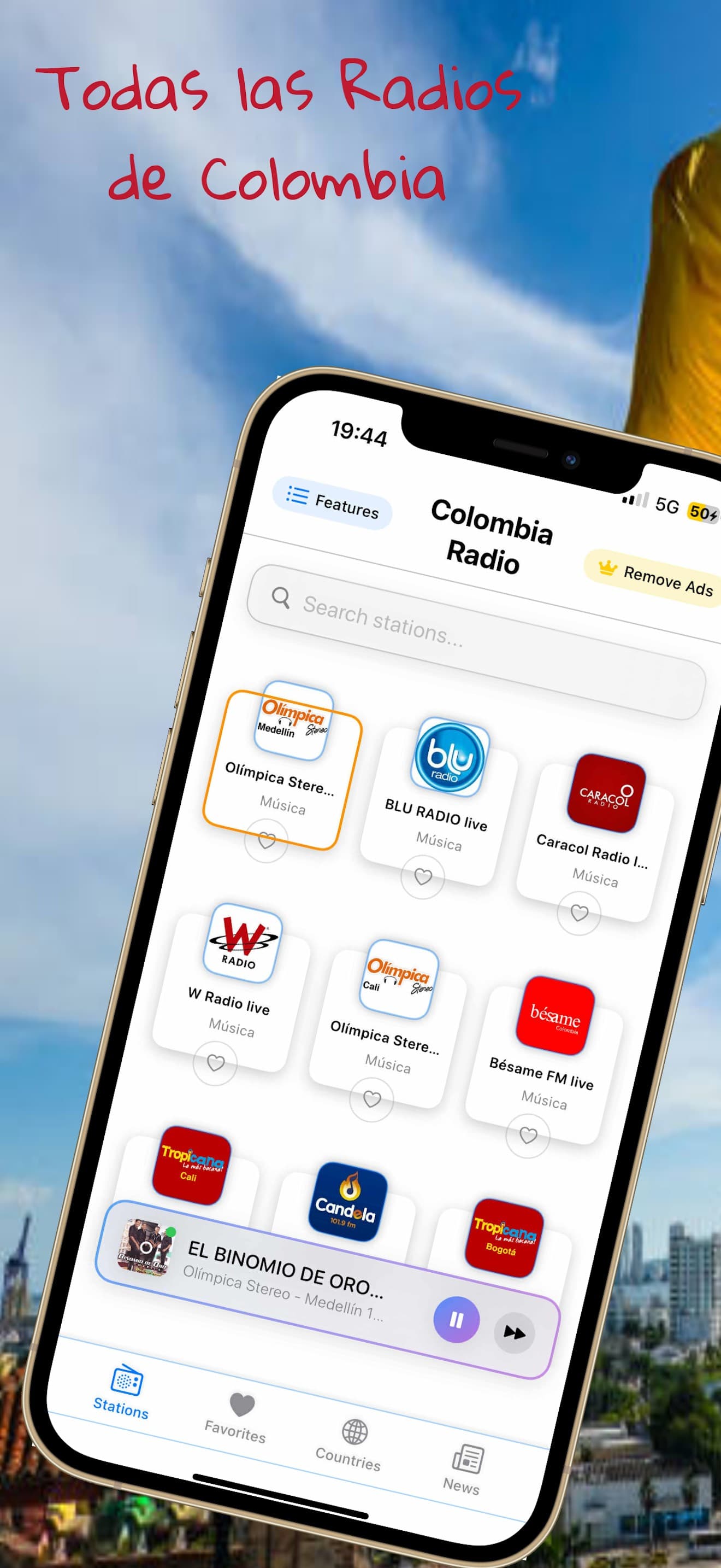 Radio Colombia -escuchar radio screenshot 1 - screenshot