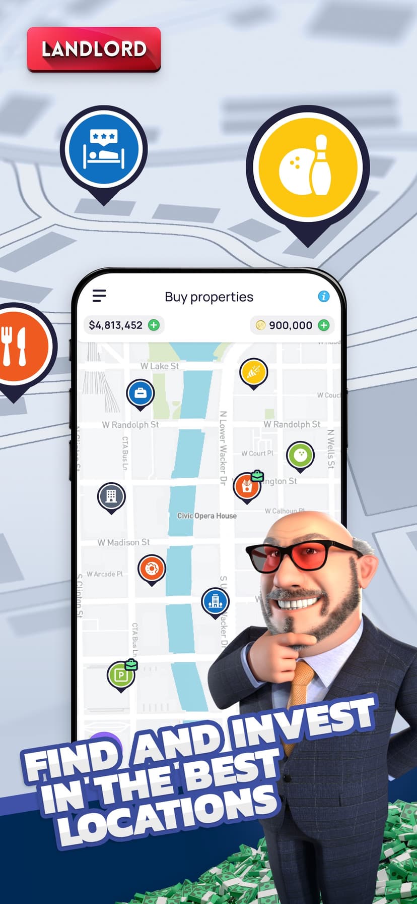 Landlord Tycoon: Own the World screenshot 3 - screenshot
