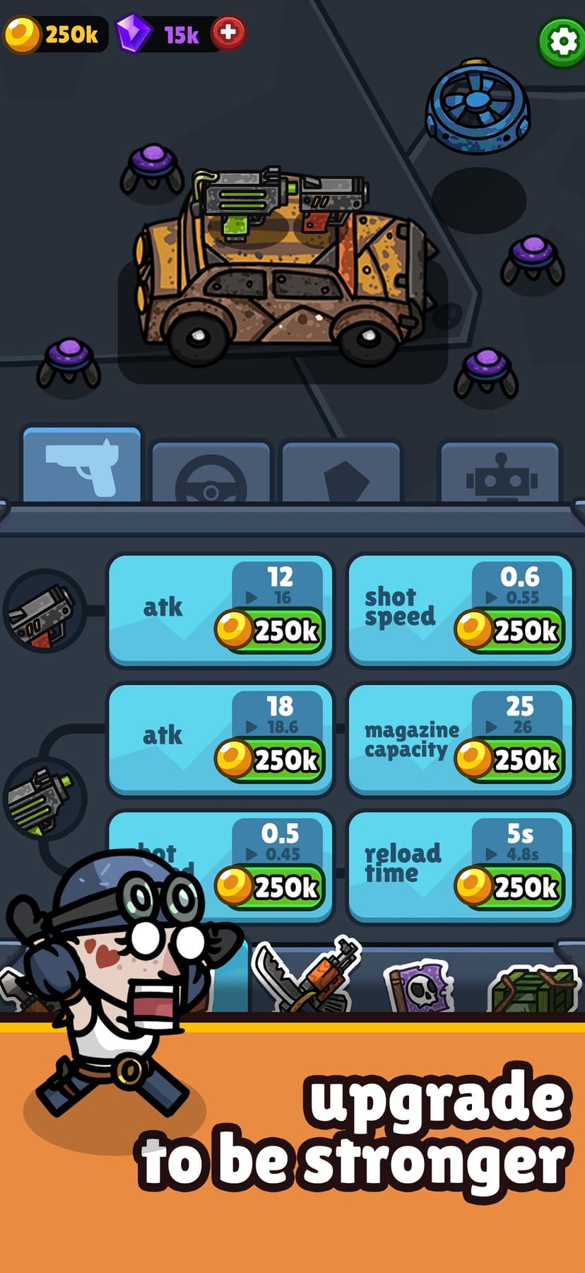 Undead Shooter: Idle Highway screenshot 4 - screenshot
