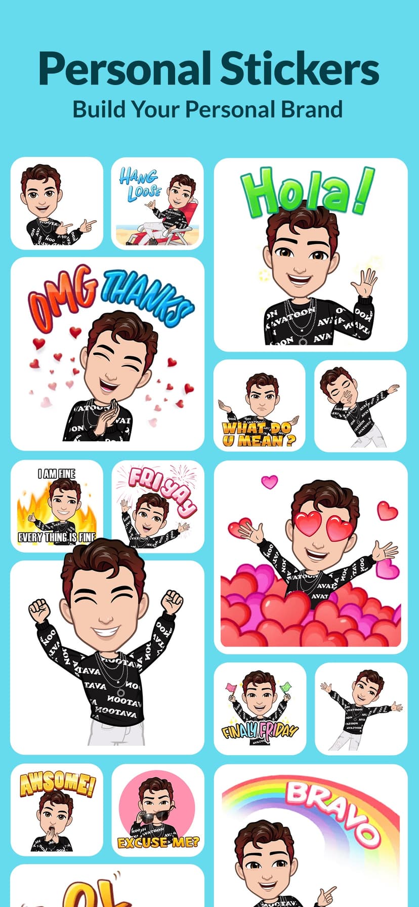 Avatoon: Avatar Creator, Emoji screenshot 9 - screenshot