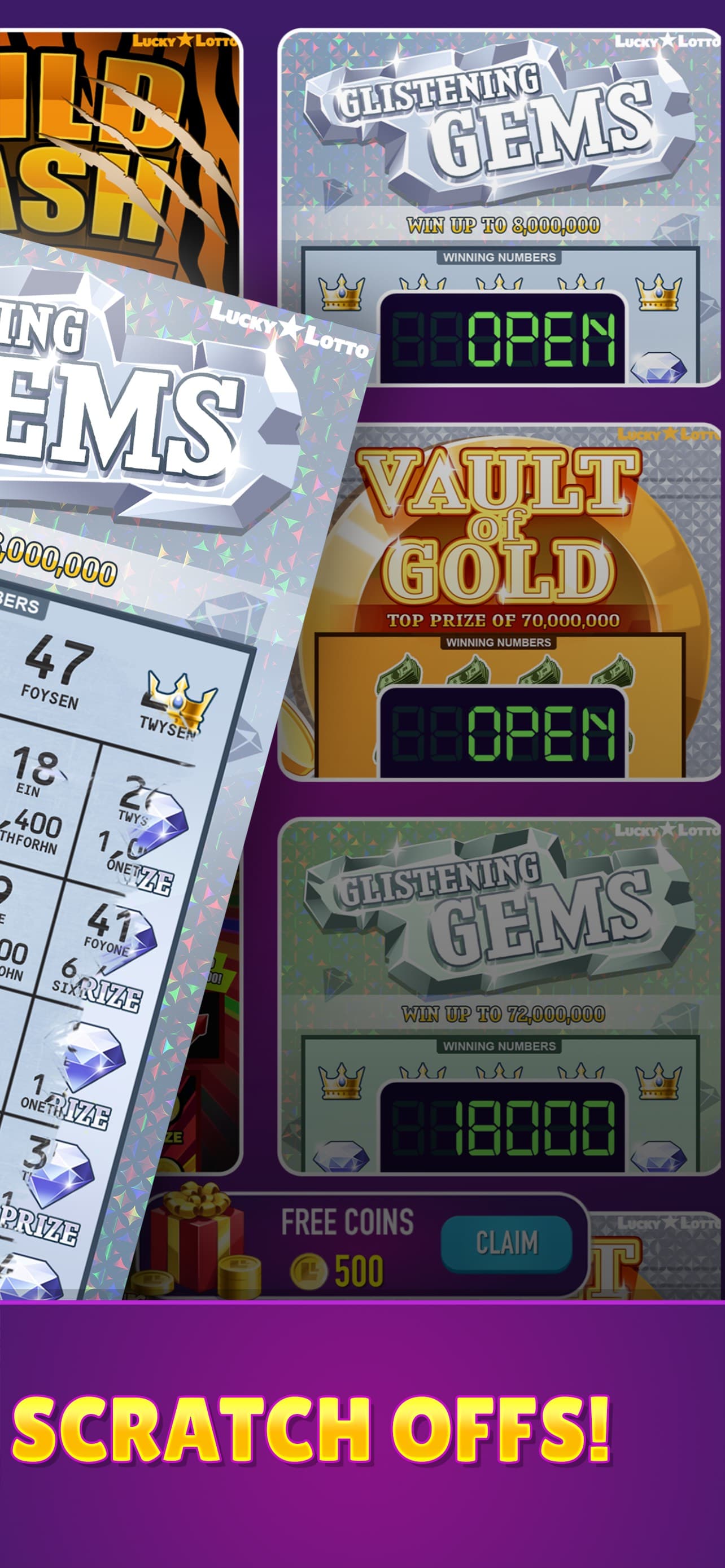 Lucky Lotto - Mega Scratch Off screenshot 2 - screenshot