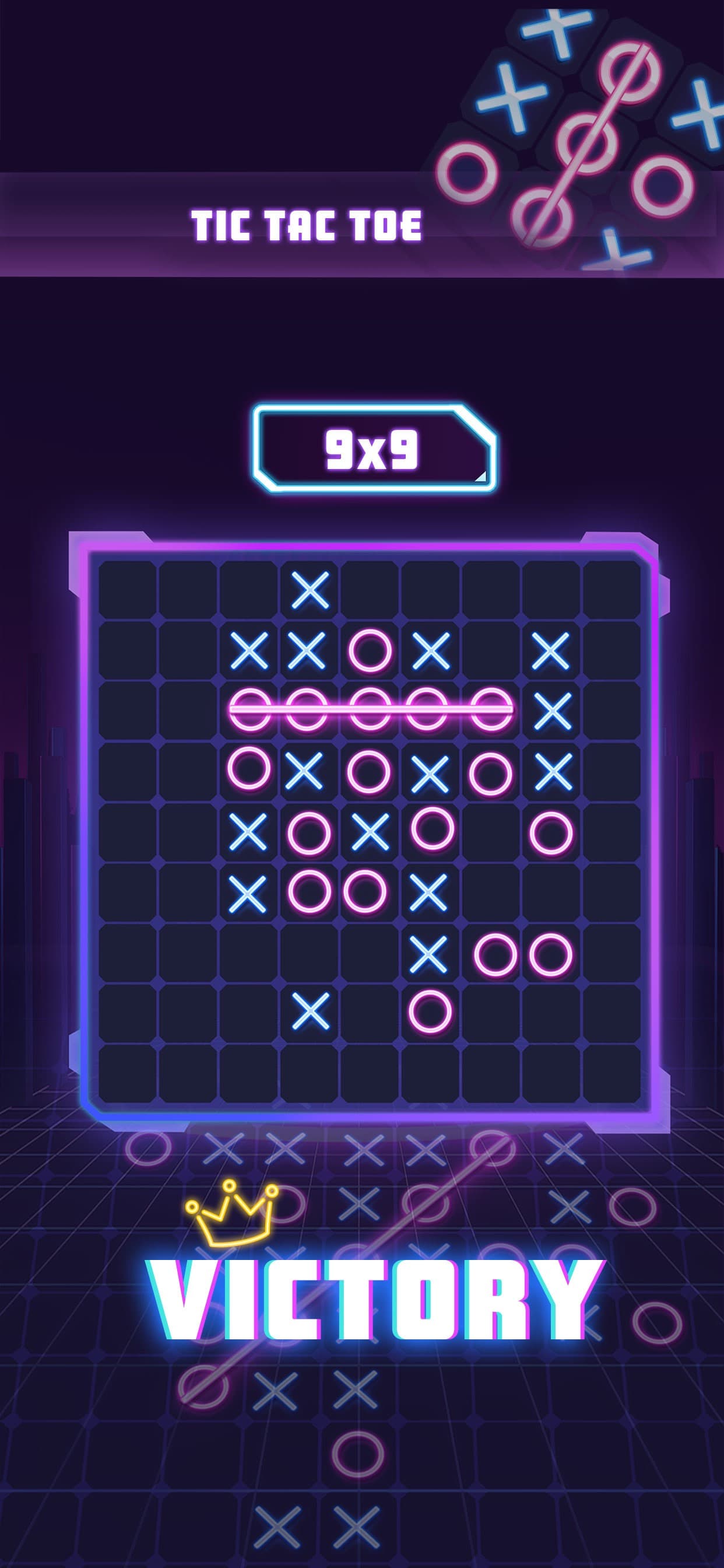 Tic Tac Toe 2 Player: XO Glow screenshot 8 - screenshot