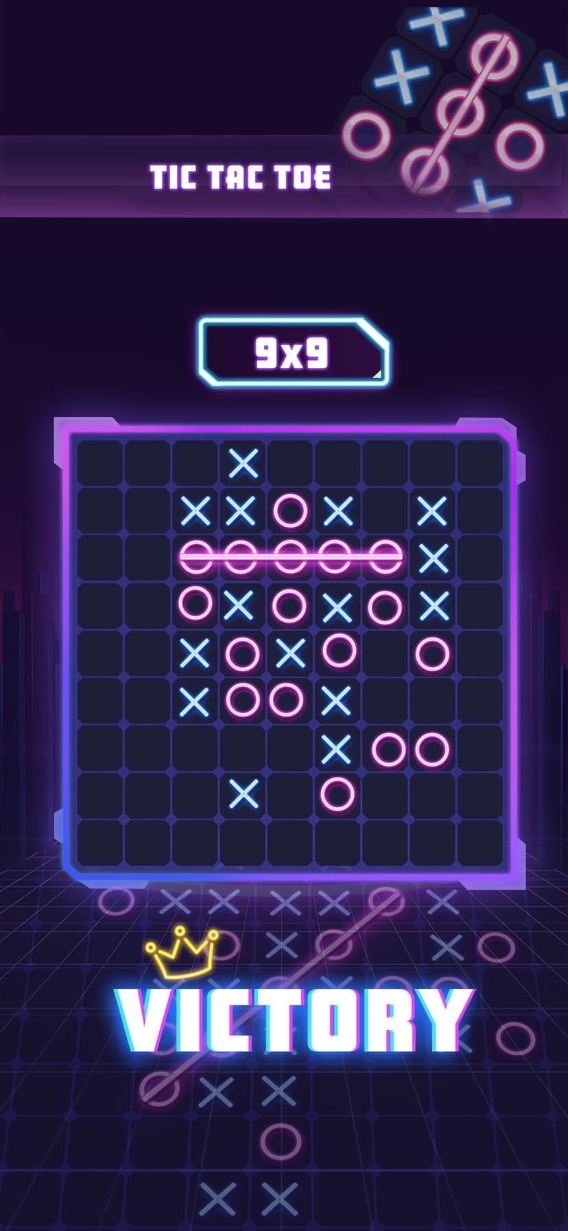 Tic Tac Toe 2 Player: XO Glow screenshot 8 - screenshot