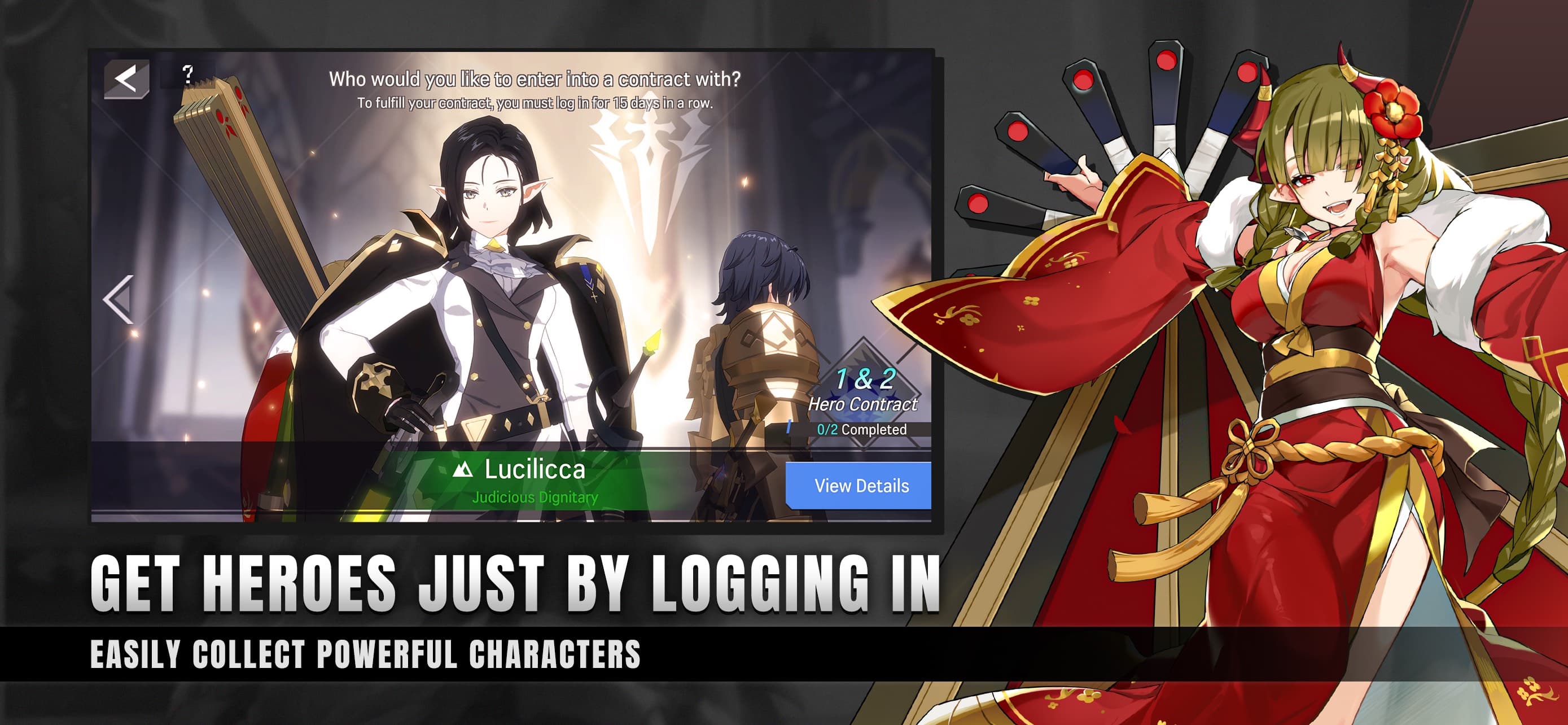 Lord of Heroes: anime games screenshot 2 - screenshot