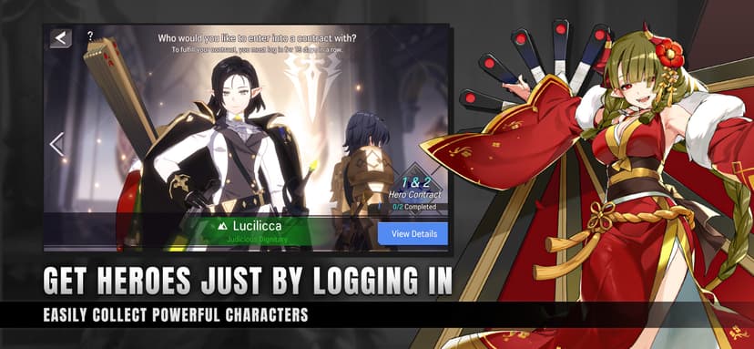 Lord of Heroes: anime games screenshot 2 - screenshot
