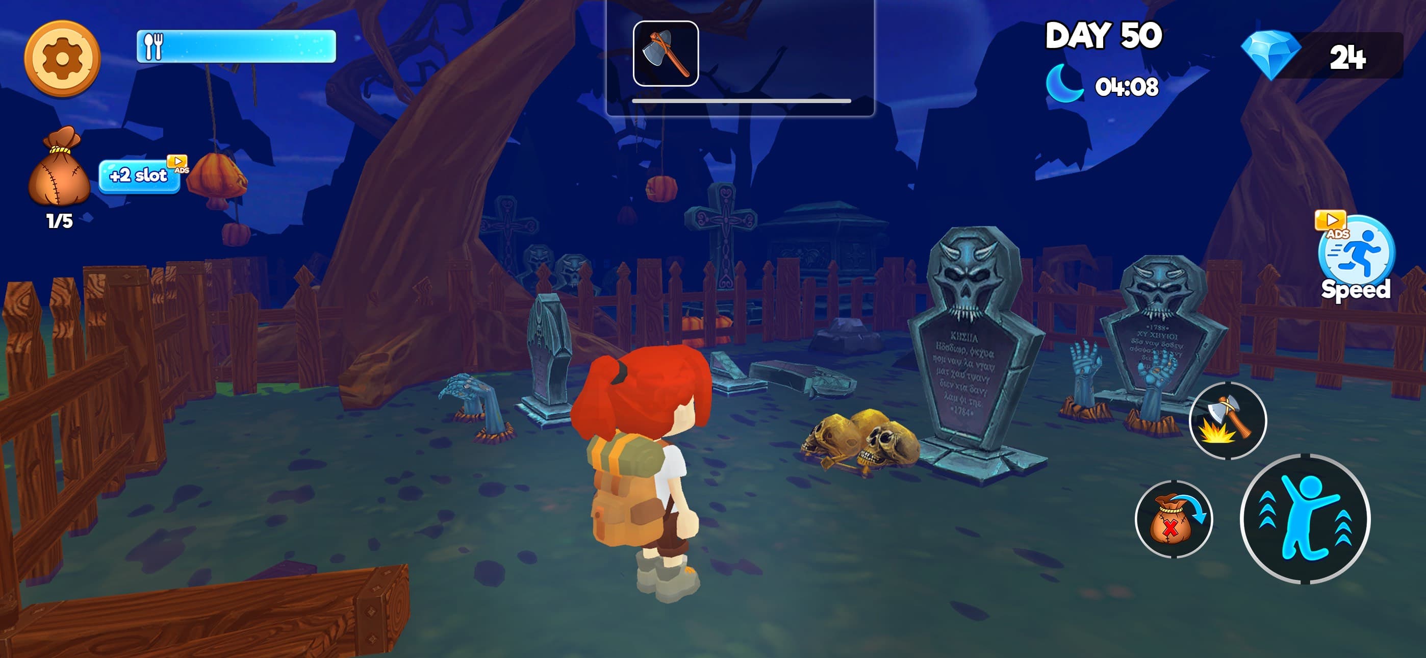Survive in 999 Nights Forest screenshot 1 - screenshot