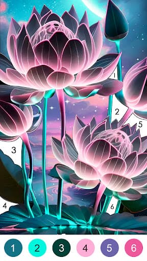 Fantasy Color-Paint By Number screenshot 1 - screenshot
