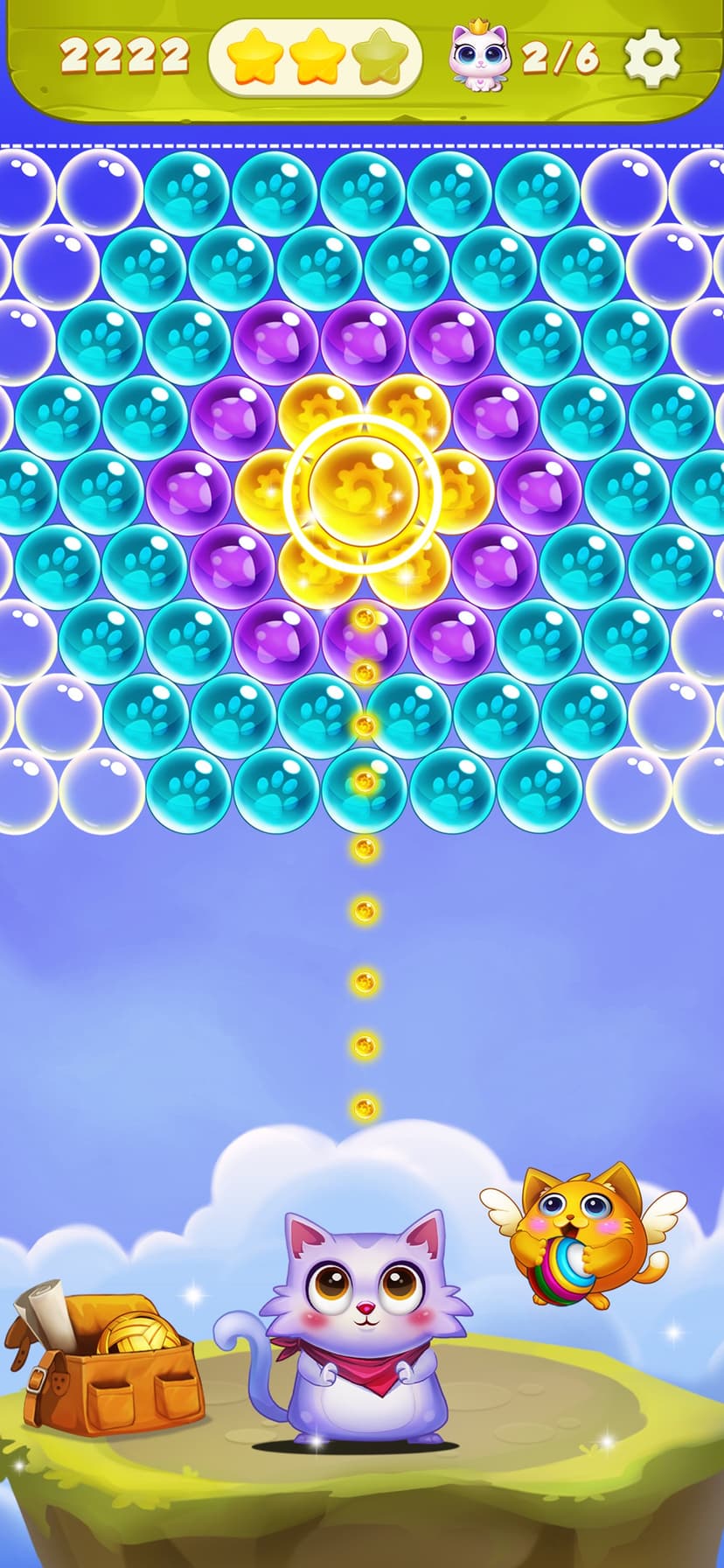 Bubble Shooter: Cat Pop Game screenshot 1 - screenshot