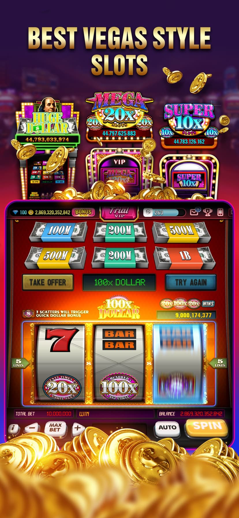 Vegas Live Slots Casino screenshot 1 - screenshot