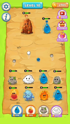 Elemental Battle : Merge Game screenshot 3 - screenshot
