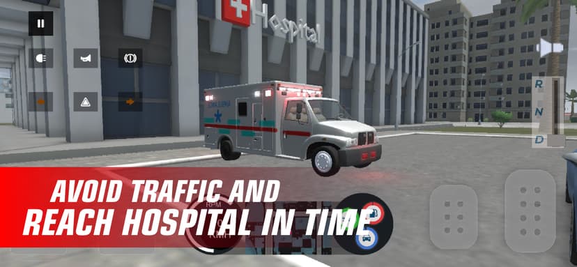 Ambulance city car simulator screenshot 8 - screenshot