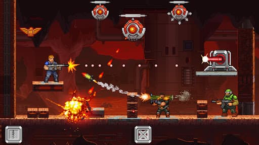 Gun Force Side-scrolling Game screenshot 1 - screenshot