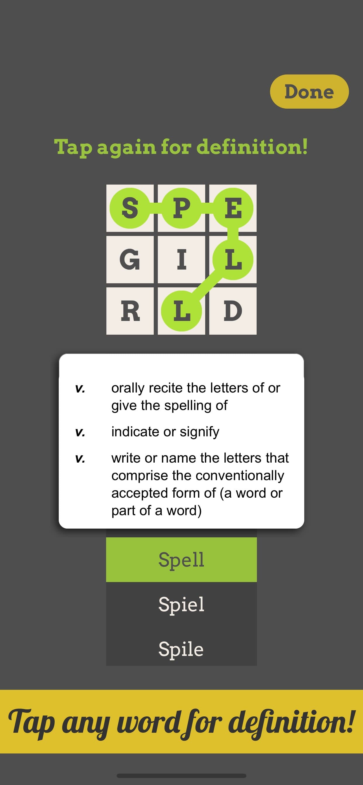 Spell Grid : Word Jumble screenshot 3 - screenshot