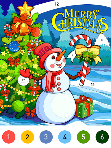 Christmas Winter Coloring Book screenshot 11 - screenshot