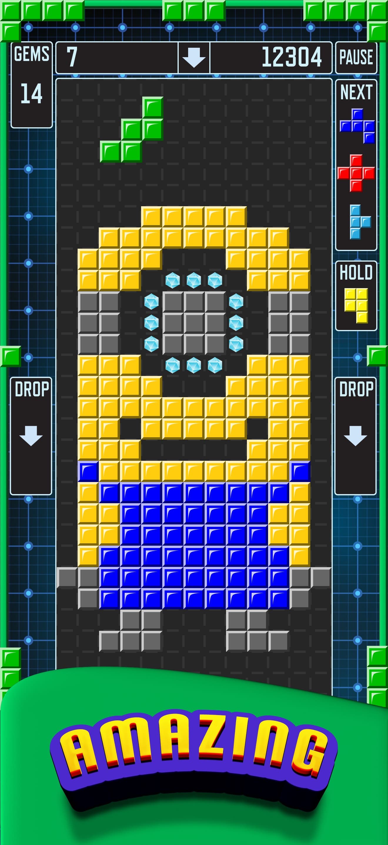 Pentix Nova - Falling Blocks screenshot 3 - screenshot