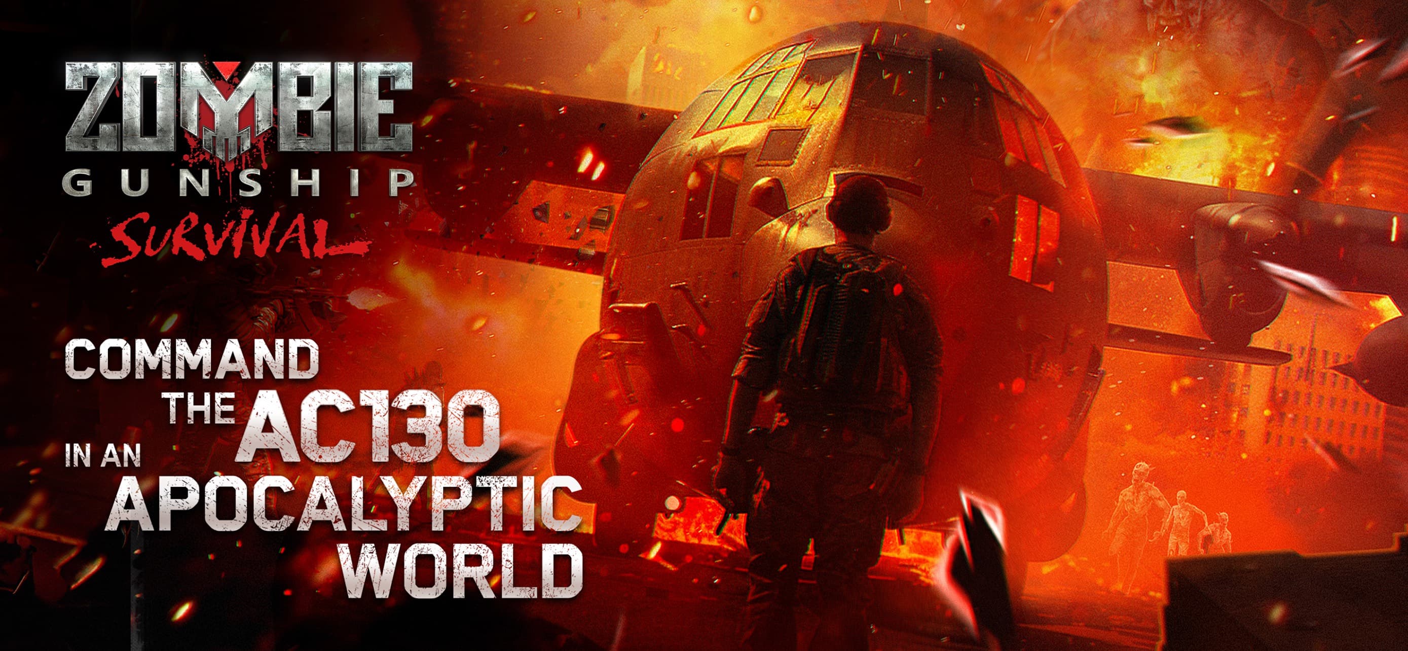 Zombie Gunship Survival: AC130 screenshot 1 - screenshot