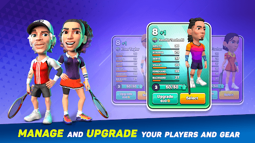 Mini Tennis: Perfect Smash screenshot 3 - screenshot