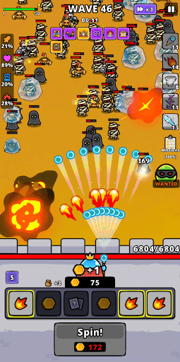 Spin Spin Defense screenshot 1 - screenshot
