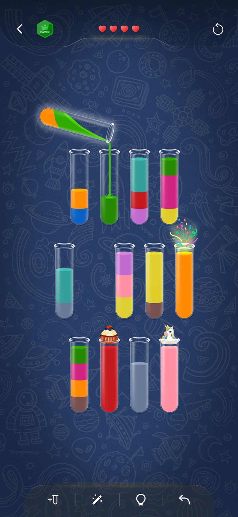 Sort liquid : Water challenge screenshot 1 - screenshot