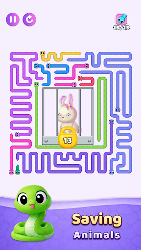 Snake Jam: Unblock Rescue screenshot 1 - screenshot