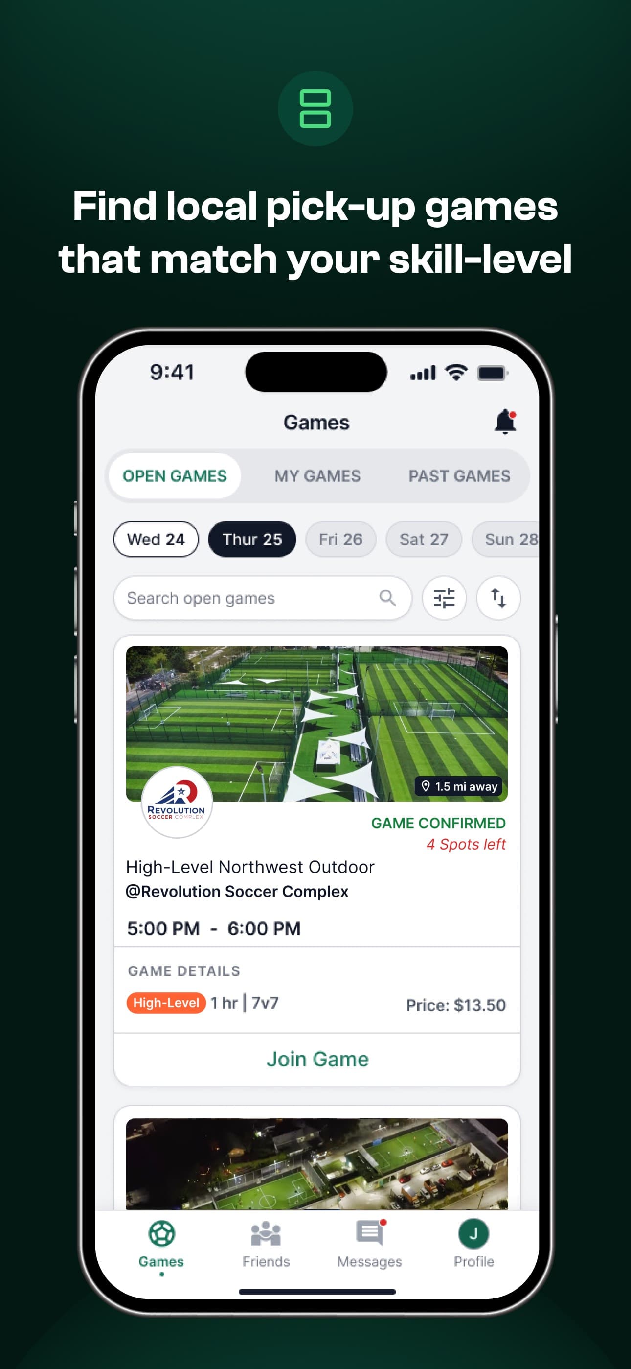 Plei | Pick Up Soccer screenshot 3 - screenshot