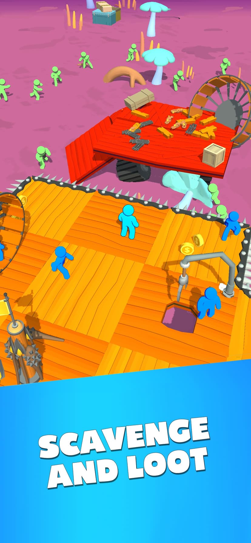 Zombie Raft screenshot 3 - screenshot