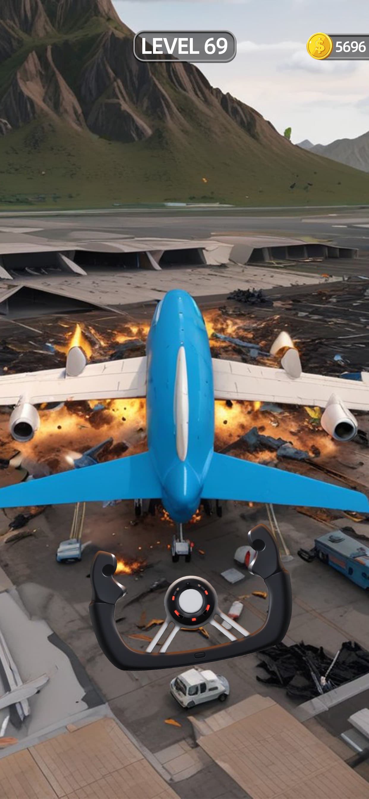 Sling Plane 3D - Sky Crash Jet screenshot 3 - screenshot