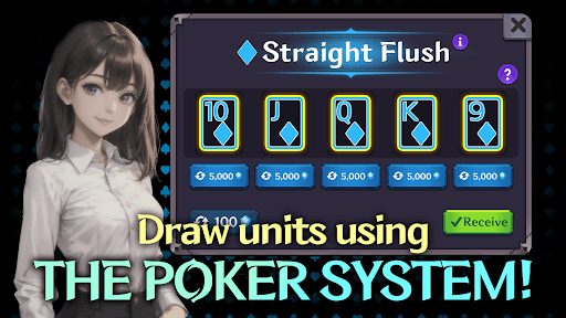 Poker Monster - Idle Defense screenshot 1 - screenshot