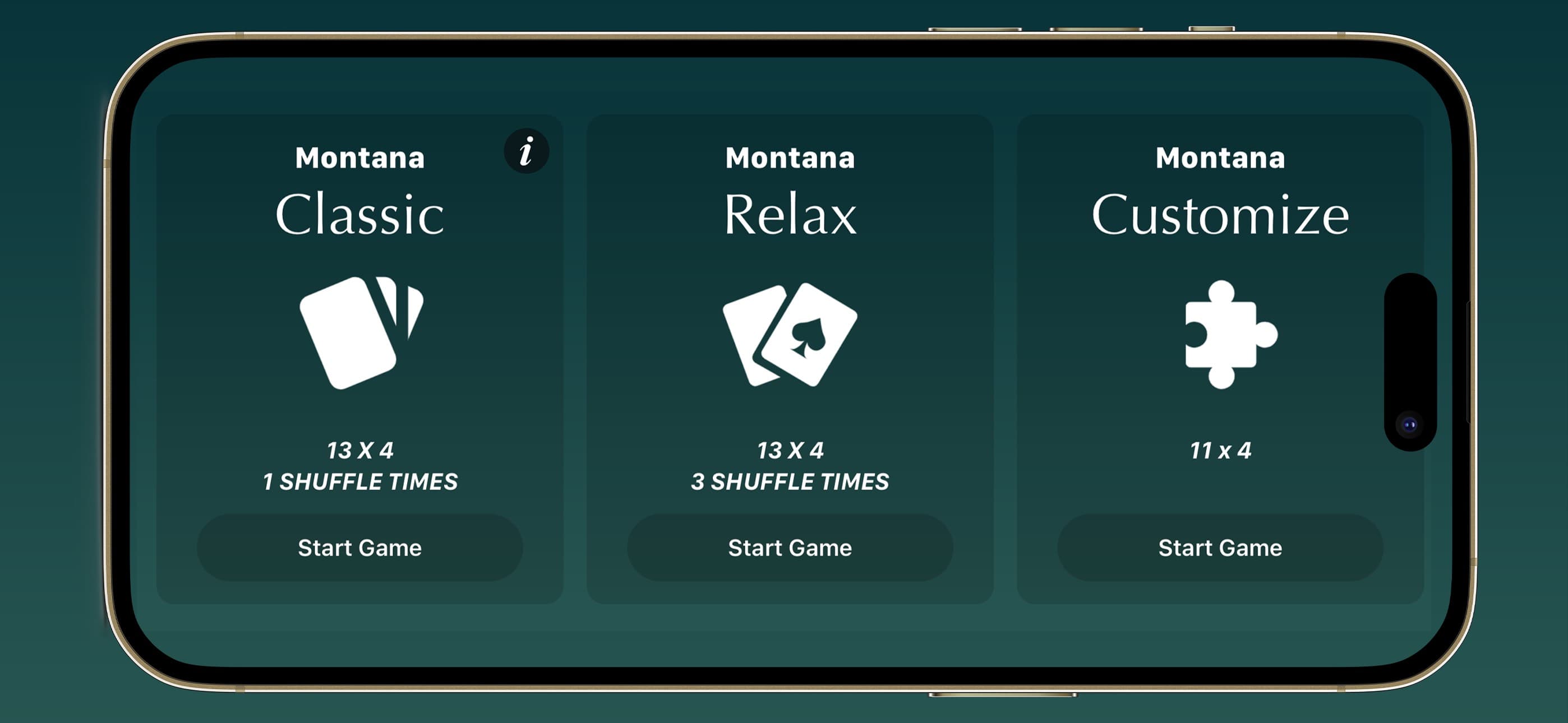 Montana (Gaps) Solitaire screenshot 2 - screenshot
