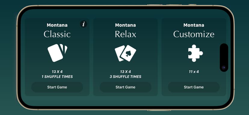 Montana (Gaps) Solitaire screenshot 2 - screenshot