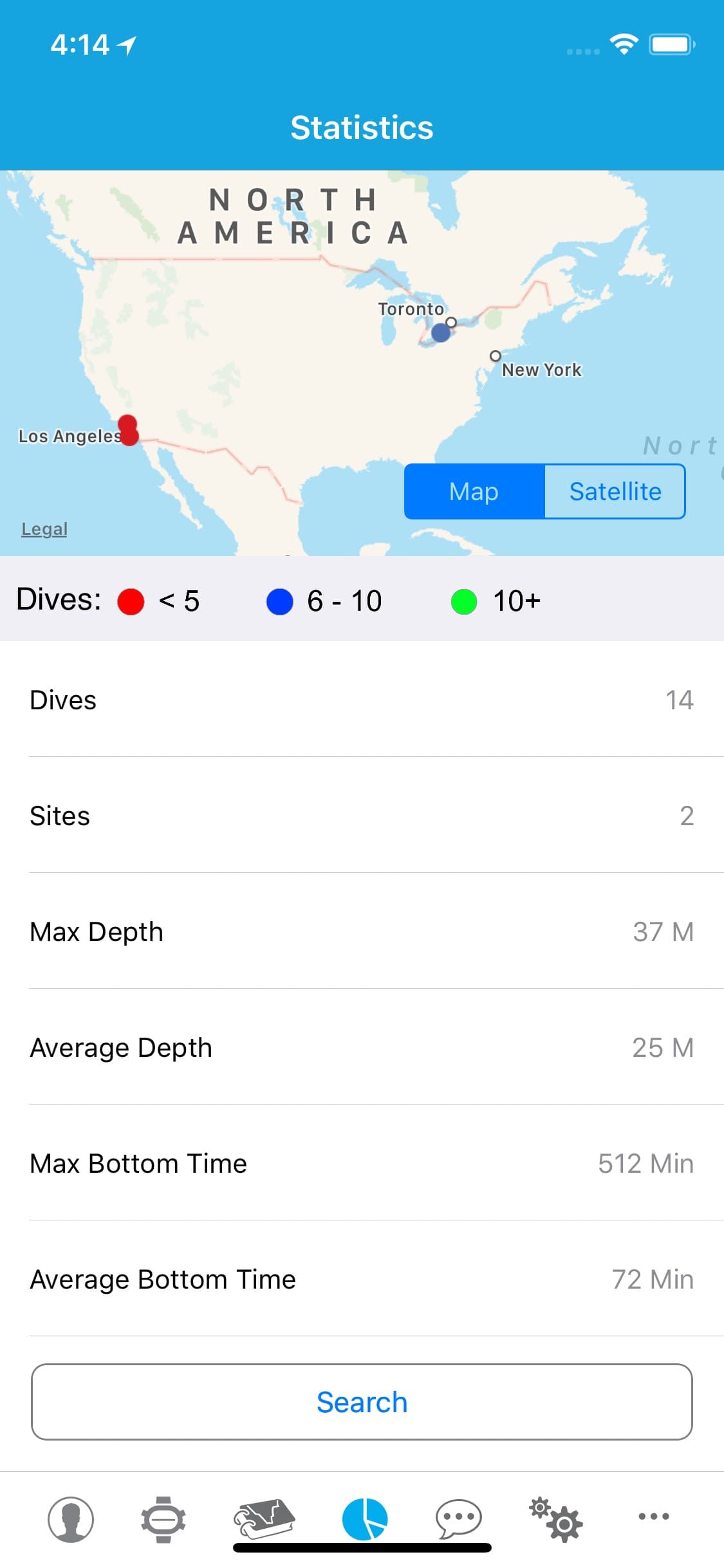 DiverLog+ screenshot 1 - screenshot