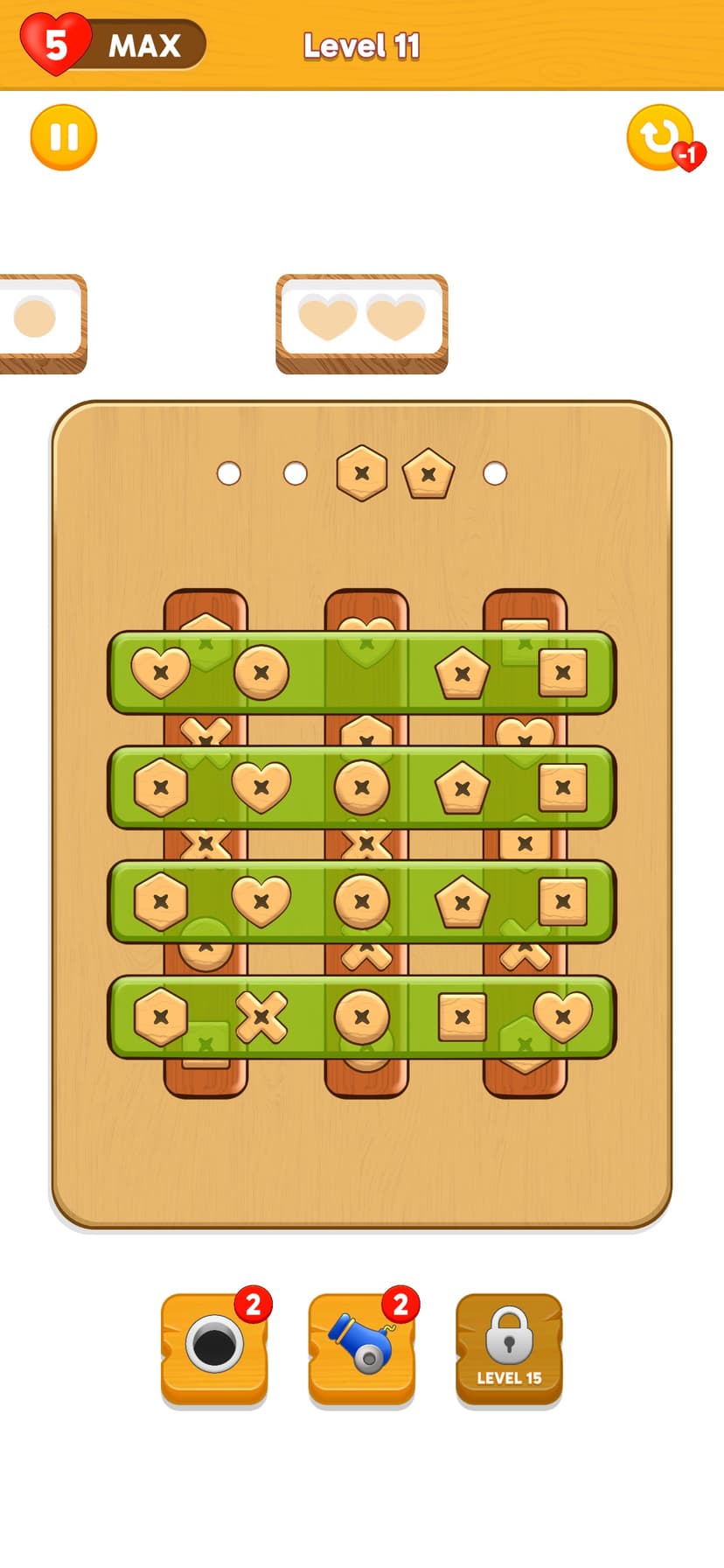 Shape Screw Jam - Wood Nuts screenshot 3 - screenshot