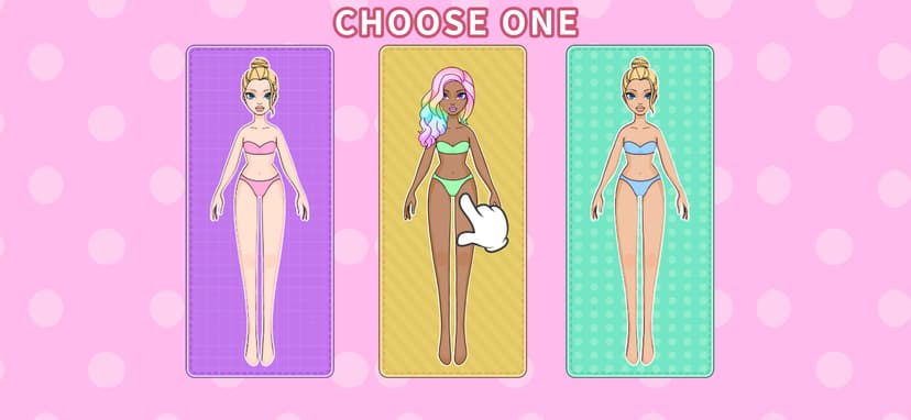 Magic paper dolls games DIY screenshot 2 - screenshot