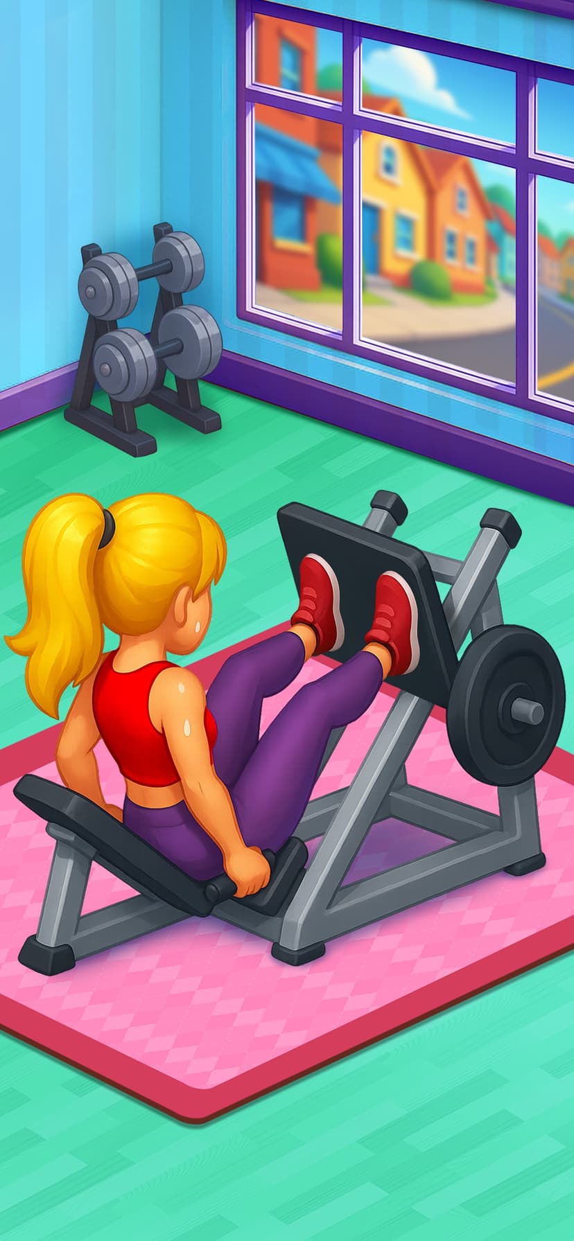 Happy Fitness: Gym Game screenshot 1 - screenshot