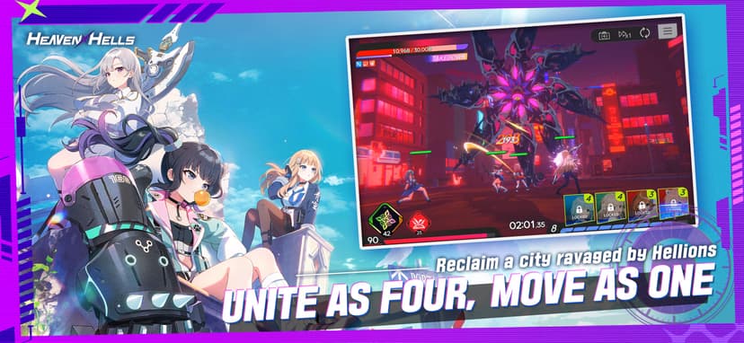 HEAVENHELLS: Anime Squad RPG screenshot 1 - screenshot